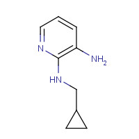 1022146-73-1 2-N-(cyclopropylmethyl)pyridine-2,3-diamine chemical structure