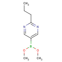 106832-86-4 dimethoxy-(2-propylpyrimidin-5-yl)borane chemical structure