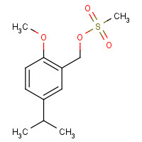 1539311-17-5 (2-methoxy-5-propan-2-ylphenyl)methyl methanesulfonate chemical structure