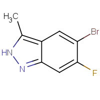 864773-66-0 5-bromo-6-fluoro-3-methyl-2H-indazole chemical structure