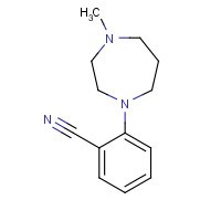 204078-93-3 2-(4-methyl-1,4-diazepan-1-yl)benzonitrile chemical structure