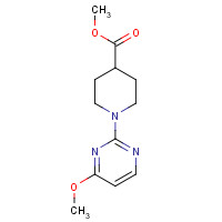 1354949-53-3 methyl 1-(4-methoxypyrimidin-2-yl)piperidine-4-carboxylate chemical structure