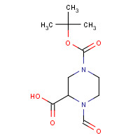 1108792-12-6 1-formyl-4-[(2-methylpropan-2-yl)oxycarbonyl]piperazine-2-carboxylic acid chemical structure