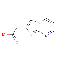 57892-73-6 2-imidazo[1,2-a]pyrimidin-2-ylacetic acid chemical structure