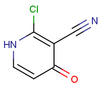 869802-74-4 2-chloro-4-oxo-1H-pyridine-3-carbonitrile chemical structure