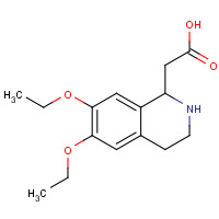 336185-23-0 2-(6,7-diethoxy-1,2,3,4-tetrahydroisoquinolin-1-yl)acetic acid chemical structure
