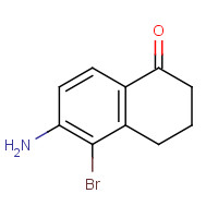 884541-34-8 6-amino-5-bromo-3,4-dihydro-2H-naphthalen-1-one chemical structure