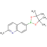 1022090-86-3 2-methyl-6-(4,4,5,5-tetramethyl-1,3,2-dioxaborolan-2-yl)quinoline chemical structure