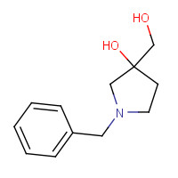 1393732-45-0 1-benzyl-3-(hydroxymethyl)pyrrolidin-3-ol chemical structure