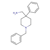 84176-77-2 (1-benzyl-4-phenylpiperidin-4-yl)methanamine chemical structure