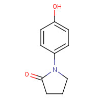 7517-07-9 1-(4-hydroxyphenyl)pyrrolidin-2-one chemical structure