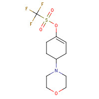 1046793-55-8 (4-morpholin-4-ylcyclohexen-1-yl) trifluoromethanesulfonate chemical structure