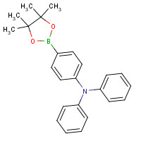 267221-88-5 N,N-diphenyl-4-(4,4,5,5-tetramethyl-1,3,2-dioxaborolan-2-yl)aniline chemical structure