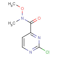 1211580-69-6 2-chloro-N-methoxy-N-methylpyrimidine-4-carboxamide chemical structure