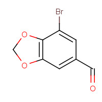 19522-96-4 7-bromo-1,3-benzodioxole-5-carbaldehyde chemical structure
