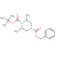 1207455-37-5 4-O-benzyl 1-O-tert-butyl 2,6-dimethylpiperazine-1,4-dicarboxylate chemical structure