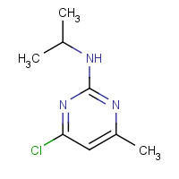 5748-34-5 4-chloro-6-methyl-N-propan-2-ylpyrimidin-2-amine chemical structure