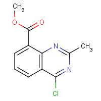 1357073-35-8 methyl 4-chloro-2-methylquinazoline-8-carboxylate chemical structure