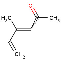 20432-48-8 4-methylhexa-3,5-dien-2-one chemical structure