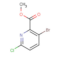 1214328-96-7 methyl 3-bromo-6-chloropyridine-2-carboxylate chemical structure