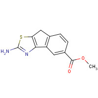 1245648-02-5 methyl 2-amino-4H-indeno[1,2-d][1,3]thiazole-7-carboxylate chemical structure
