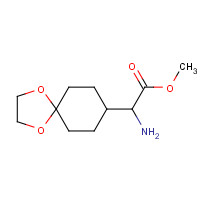 586377-16-4 methyl 2-amino-2-(1,4-dioxaspiro[4.5]decan-8-yl)acetate chemical structure