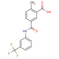 1018069-85-6 2-methyl-5-[[3-(trifluoromethyl)phenyl]carbamoyl]benzoic acid chemical structure