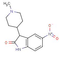 1063407-62-4 3-(1-methylpiperidin-4-yl)-5-nitro-1,3-dihydroindol-2-one chemical structure