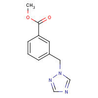 857284-24-3 methyl 3-(1,2,4-triazol-1-ylmethyl)benzoate chemical structure