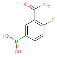 874219-34-8 (3-carbamoyl-4-fluorophenyl)boronic acid chemical structure