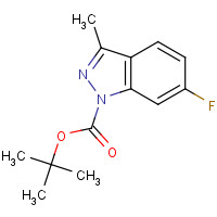 174180-43-9 tert-butyl 6-fluoro-3-methylindazole-1-carboxylate chemical structure