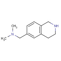 1362243-46-6 N,N-dimethyl-1-(1,2,3,4-tetrahydroisoquinolin-6-yl)methanamine chemical structure