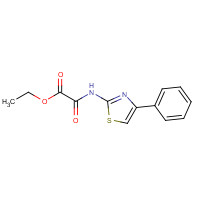 74531-87-6 ethyl 2-oxo-2-[(4-phenyl-1,3-thiazol-2-yl)amino]acetate chemical structure