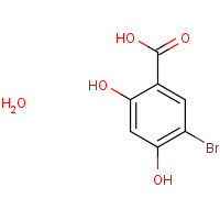 160348-98-1 5-bromo-2,4-dihydroxybenzoic acid;hydrate chemical structure