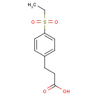 1152497-21-6 3-(4-ethylsulfonylphenyl)propanoic acid chemical structure