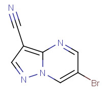 352637-44-6 6-bromopyrazolo[1,5-a]pyrimidine-3-carbonitrile chemical structure