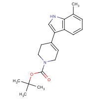 1143455-57-5 tert-butyl 4-(7-methyl-1H-indol-3-yl)-3,6-dihydro-2H-pyridine-1-carboxylate chemical structure