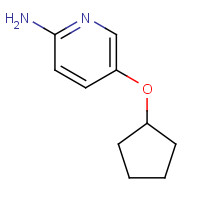 1019632-86-0 5-cyclopentyloxypyridin-2-amine chemical structure