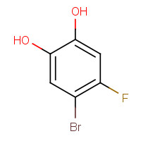 656804-73-8 4-bromo-5-fluorobenzene-1,2-diol chemical structure