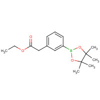 1198615-70-1 ethyl 2-[3-(4,4,5,5-tetramethyl-1,3,2-dioxaborolan-2-yl)phenyl]acetate chemical structure