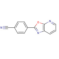 52334-01-7 4-([1,3]oxazolo[5,4-b]pyridin-2-yl)benzonitrile chemical structure