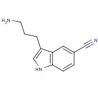 586336-07-4 3-(3-aminopropyl)-1H-indole-5-carbonitrile chemical structure