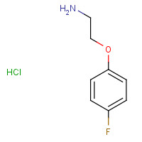 263409-81-0 2-(4-fluorophenoxy)ethanamine;hydrochloride chemical structure