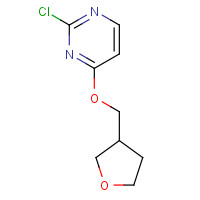1247164-61-9 2-chloro-4-(oxolan-3-ylmethoxy)pyrimidine chemical structure