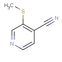 13600-45-8 3-methylsulfanylpyridine-4-carbonitrile chemical structure