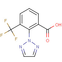 1435479-70-1 2-(triazol-2-yl)-3-(trifluoromethyl)benzoic acid chemical structure
