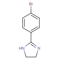206535-83-3 2-(4-bromophenyl)-4,5-dihydro-1H-imidazole chemical structure