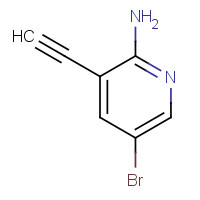 1210838-82-6 5-bromo-3-ethynylpyridin-2-amine chemical structure