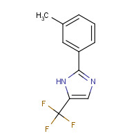 33469-19-1 2-(3-methylphenyl)-5-(trifluoromethyl)-1H-imidazole chemical structure