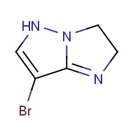 116248-33-0 7-bromo-3,5-dihydro-2H-imidazo[1,2-b]pyrazole chemical structure